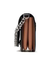 FURLA SPLENDIDA Bolso MINI de piel con bandolera negro + coñac h - Bolsos Mujer - 4