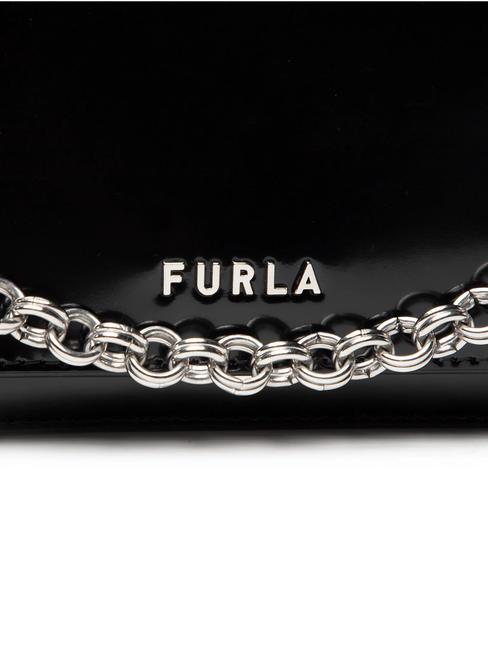 SPLENDIDA Bolso MINI de piel con bandolera negro + coñac h - Bolsos Mujer