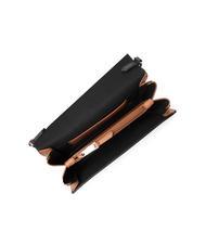 FURLA SPLENDIDA Bolso MINI de piel con bandolera negro + coñac h - Bolsos Mujer - 6