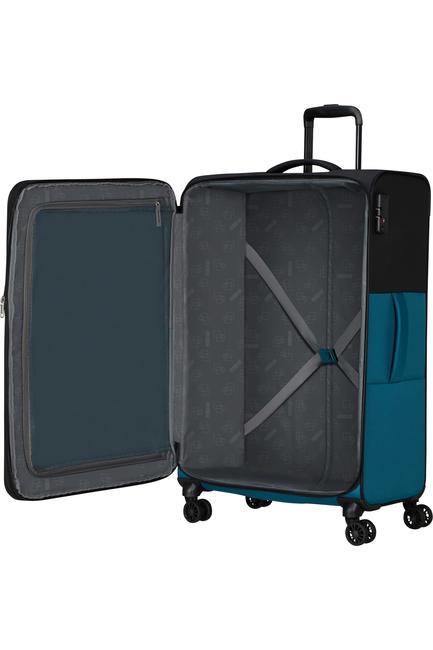 DARING DASH Carro extensible grande azul negro - Trolley Semirrígidos