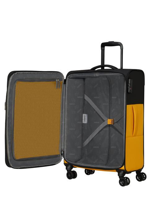 DARING DASH Carro extensible grande amarillo negro - Trolley Semirr&iacute;gidos