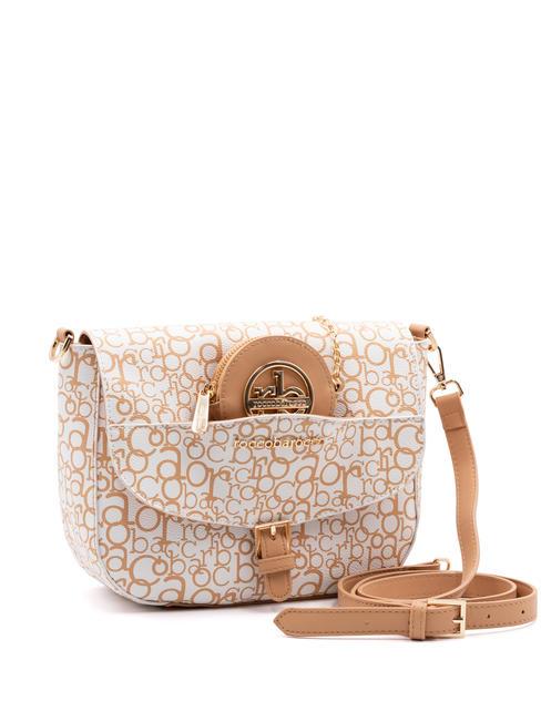 GIADA bolsa de hombro blanco/piel de vaca - Bolsos Mujer