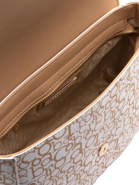 GIADA bolsa de hombro blanco/piel de vaca - Bolsos Mujer