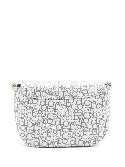 GIADA bolsa de hombro gris blanco - Bolsos Mujer