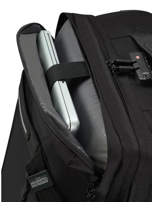 URBAN TRACK Mochila con ruedas para equipaje de mano asfalto negro - Equipaje de mano