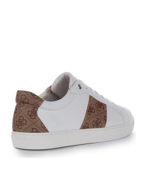 TODA zapatillas bajas Blanco / marr&oacute;n - Zapatos Mujer