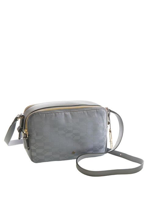 EVERY-TIME Bolso bandolera pequeño con 2 compartimentos jacquard gris plata - Bolsos Mujer