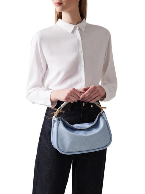 HORSEBACK NYLON Bolso de mano con bandolera topacio/gris claro - Bolsos Mujer