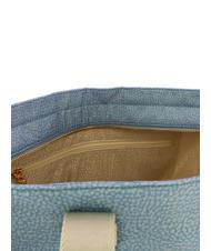 BORBONESE SHOPPER MEDIUM ECO LINE Bolsa de la compra topacio/gris claro - Bolsos Mujer - 4