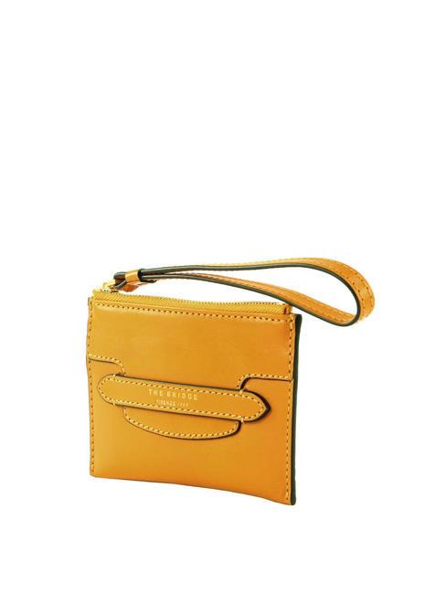 LUCREZIA  Bolsa de cuero maíz amarillo abb. oro - Bolsos Mujer