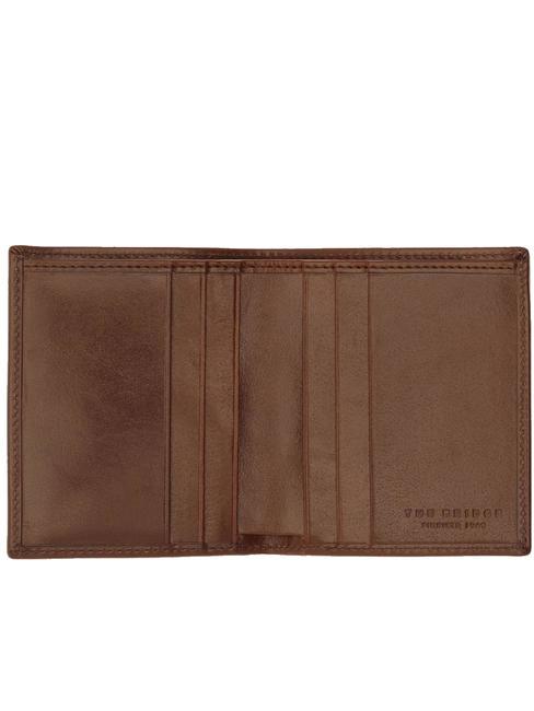 STORY UOMO Cartera de piel para hombre. BROWN - Carteras Hombre