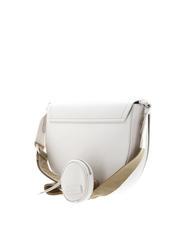 COCCINELLE BLAIRE RIBBON Bolso de piel con solapa y bolsito leche de coco - Bolsos Mujer - 3