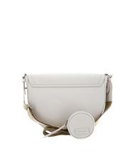 COCCINELLE BLAIRE RIBBON Bolso de piel con solapa y bolsito leche de coco - Bolsos Mujer - 4