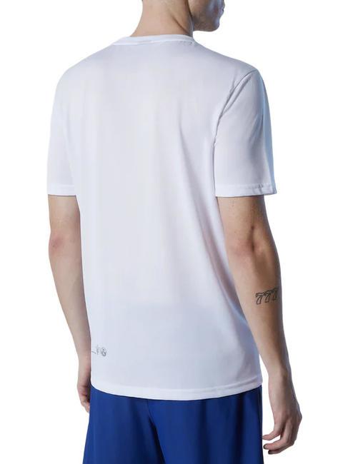 MASERATI Camiseta con estampado gráfico blanco - camiseta