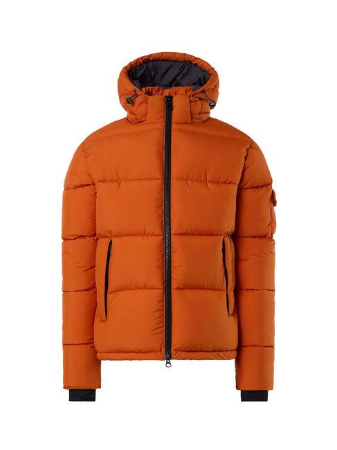 BEAM PUFFER chaqueta con capucha llama de oro - Chaquetas de plumas para hombre