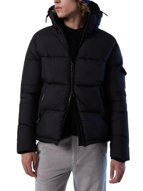 BEAM PUFFER chaqueta con capucha negro - Chaquetas de plumas para hombre