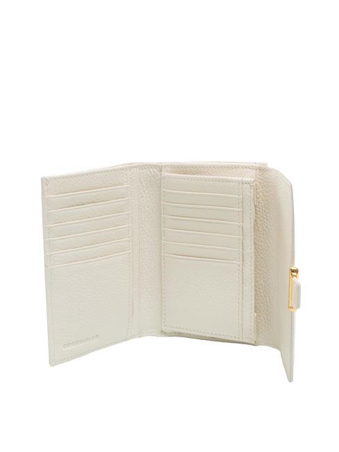 KATTIE Cartera de piel de grano medio leche de coco - Carteras Mujer