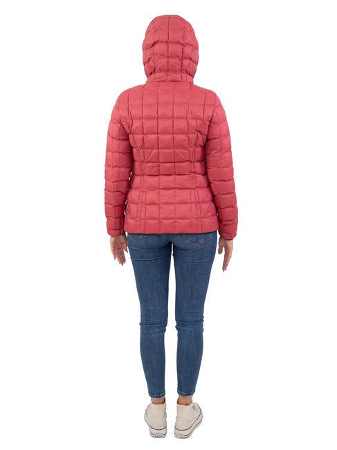 SCIRE NY DOUBLE Plumífero de doble cara con capucha. Cuero cordobés - Tabasco - Chaquetas de plumas de mujer