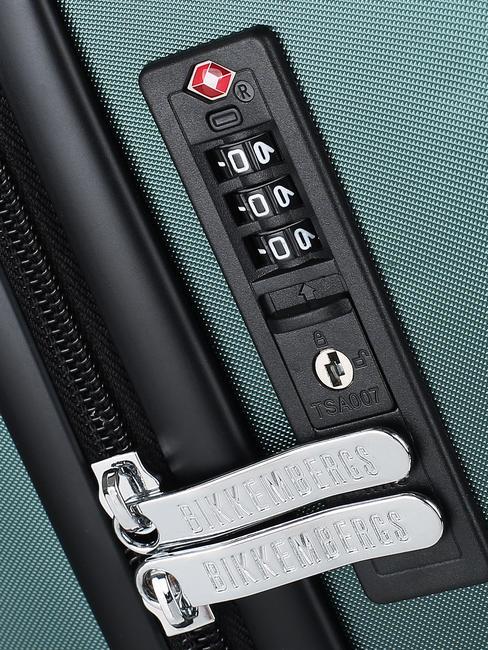 YUGINE Carro de tama&ntilde;o mediano verde - Trolley R&iacute;gidos