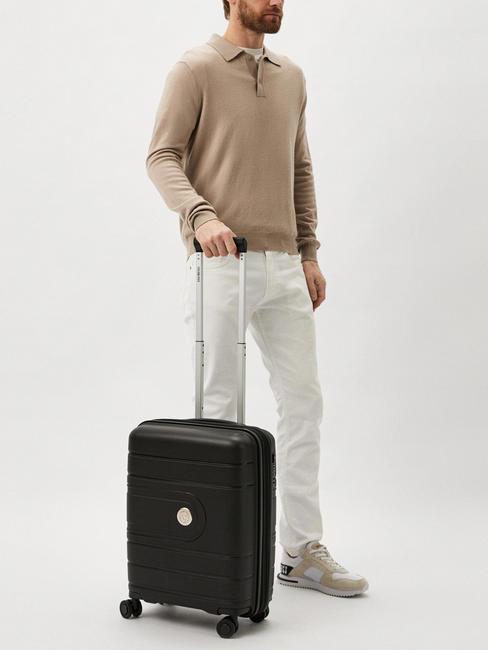 ADAM Carro extensible para equipaje de mano negro - Equipaje de mano