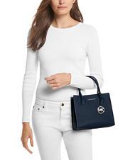 MICHAEL KORS MERCER Bolso de mano, con bandolera, en piel. Armada - Bolsos Mujer - 3