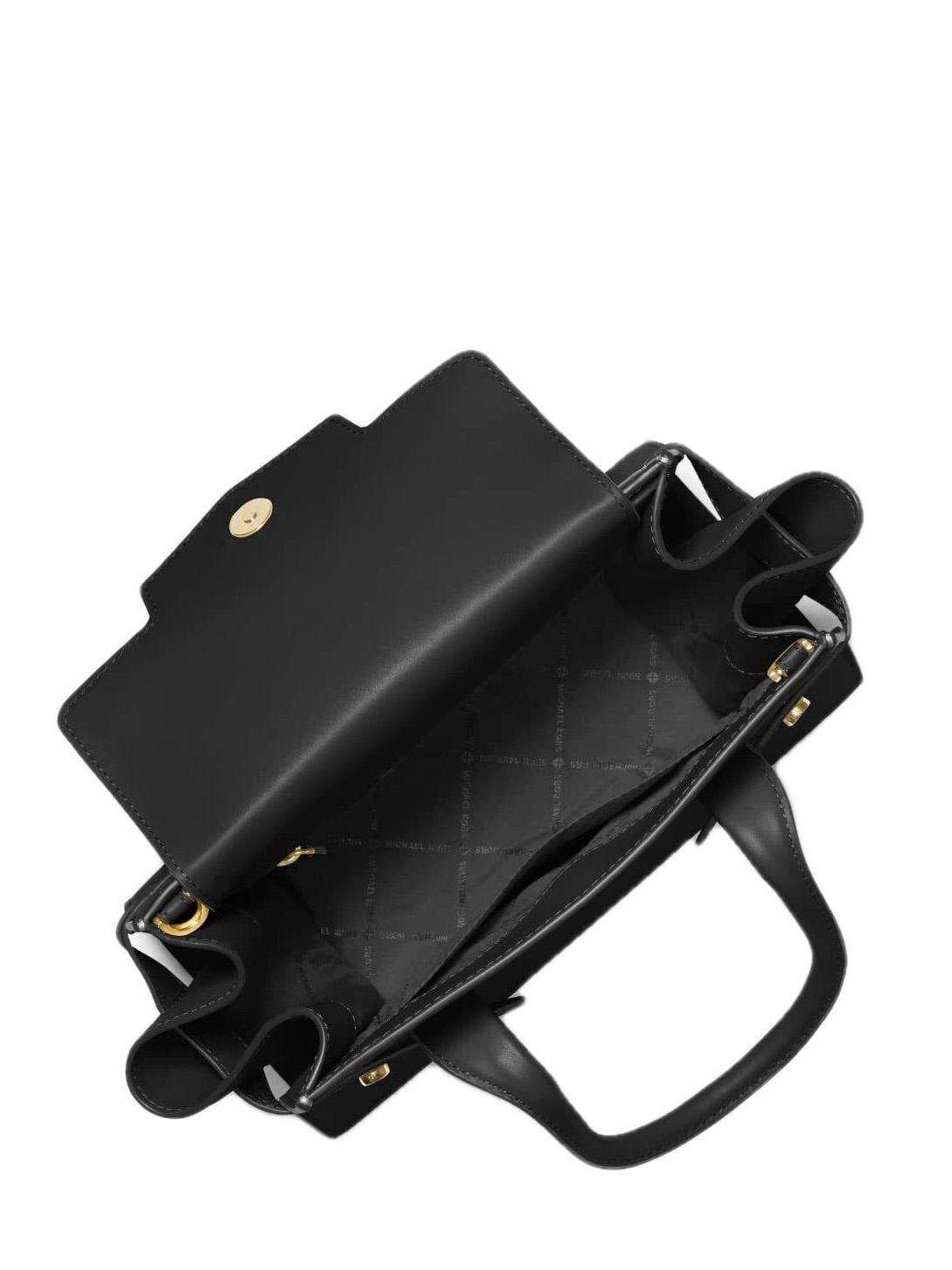 Michael Kors Carmen Bolso De Mano Con Bandolera Negro Compra A Precios De Outlet