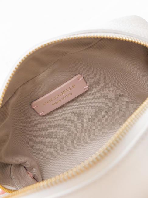 CHERRY Bolso c&aacute;mara de piel martillada leche de coco - Bolsos Mujer