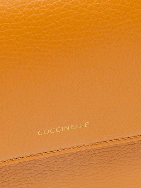 ANNE Mini bolso con solapa de piel martillada pimenton - Bolsos Mujer