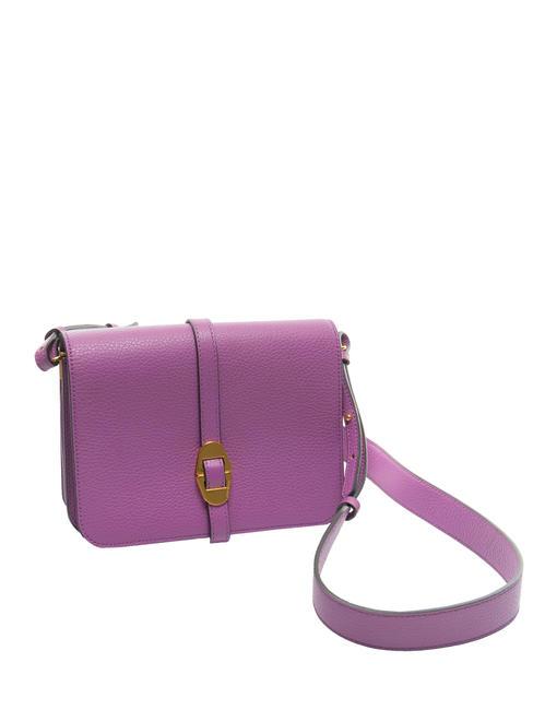 COSIMA Bolso bandolera de piel martillada dalia - Bolsos Mujer