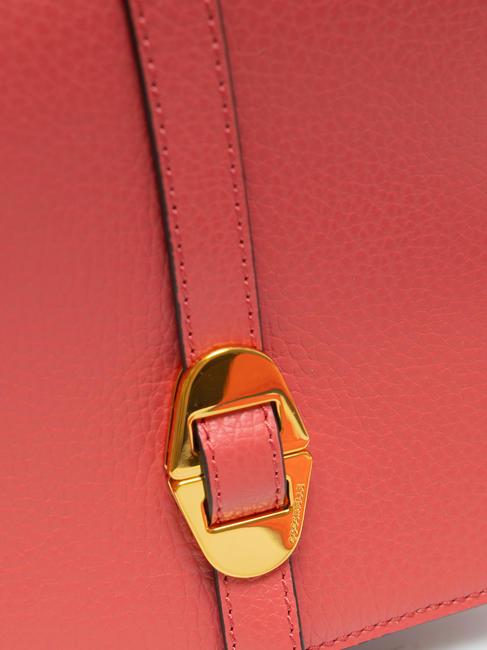 COSIMA Bolso bandolera de piel martillada arándanos - Bolsos Mujer