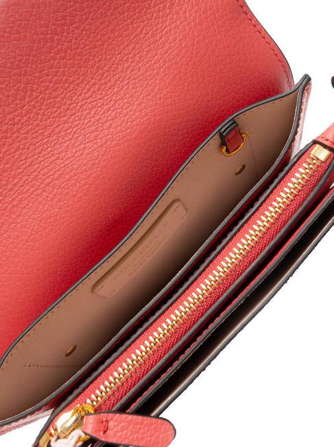 COSIMA Bolso bandolera de piel martillada arándanos - Bolsos Mujer