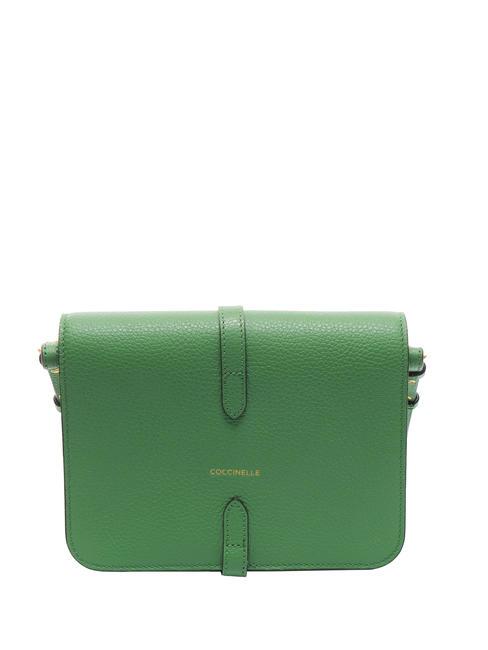 COSIMA Bolso bandolera de piel martillada menta - Bolsos Mujer