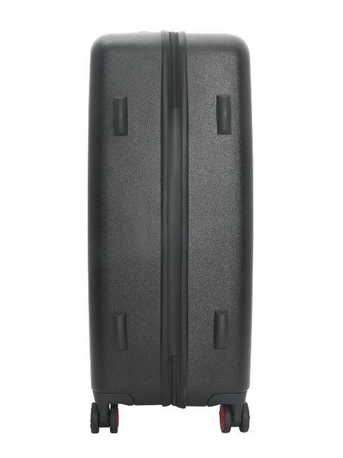 SIGNATURE Carro de tamaño mediano negro rojo - Trolley Rígidos