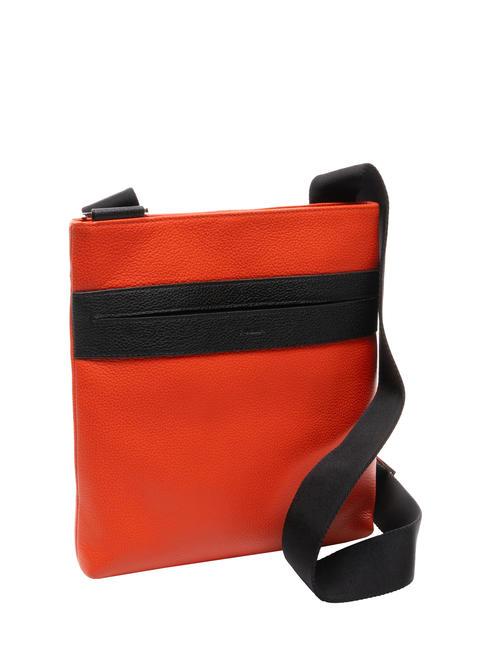 HUNTER  Bolso de cuero naranja - Bandoleras Hombre