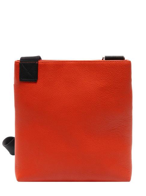 HUNTER  Bolso de cuero naranja - Bandoleras Hombre