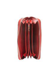 PIQUADRO MUSE Cartera grande de piel con cremallera ROJO - Carteras Mujer - 2