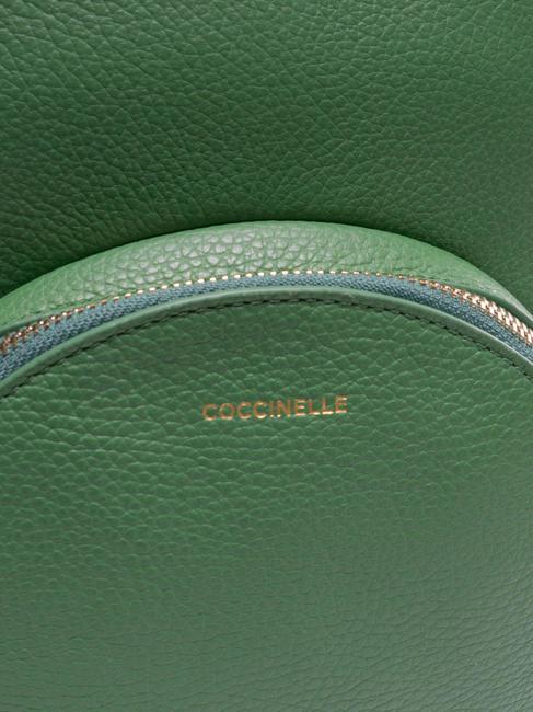 ALPHA Mochila de piel martillada menta - Bolsos Mujer