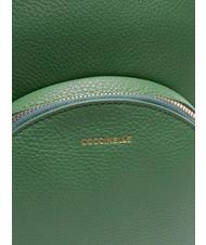 COCCINELLE ALPHA Mochila de piel martillada menta - Bolsos Mujer - 3