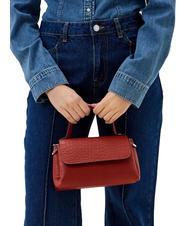 TOSCA BLU BIGNE Bolso pequeño de piel de coco ladrillo - Bolsos Mujer - 4