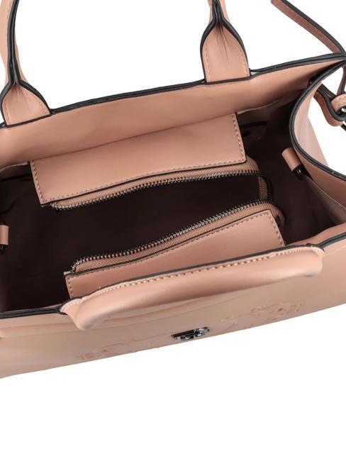 TB LOGO Bolso maletín con bandolera BEIGE - Bolsos Mujer