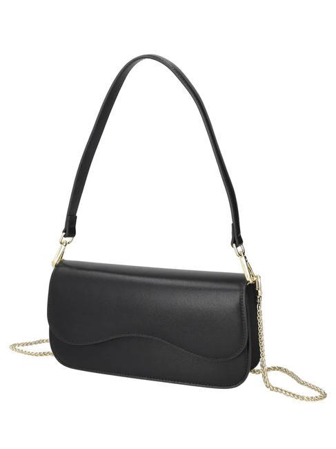 CAFFE Bolso bandolera de piel negro - Bolsos Mujer