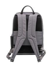 PIQUADRO KLOUT Mochila en piel y tela, soporte para pc de 15,6" - Mochilas para portátil