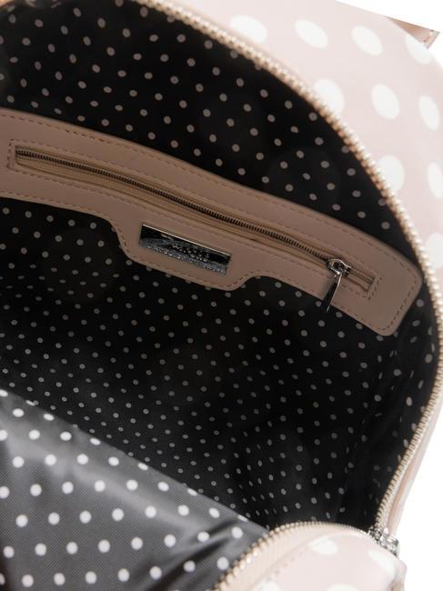 LADY Mochila de lunares con pañuelo arena/blanco - Bolsos Mujer