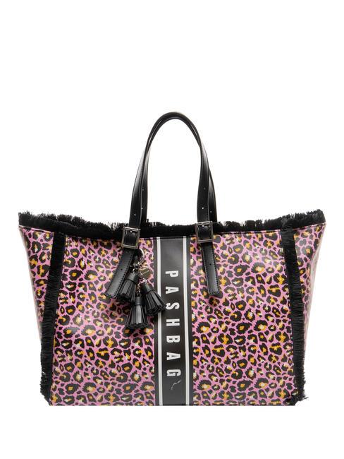 SPICY Bolso shopper con bufanda Huella animal - Bolsos Mujer