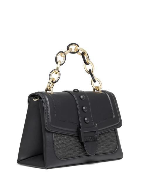 CHAIN Bolso de mano con bandolera negro - Bolsos Mujer