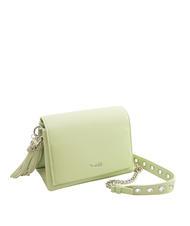 PASH BAG BLUSH Mini bolso bandolera con solapa verde - Bolsos Mujer - 2