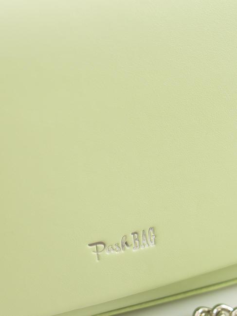 BLUSH Mini bolso bandolera con solapa verde - Bolsos Mujer