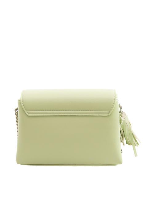BLUSH Mini bolso bandolera con solapa verde - Bolsos Mujer