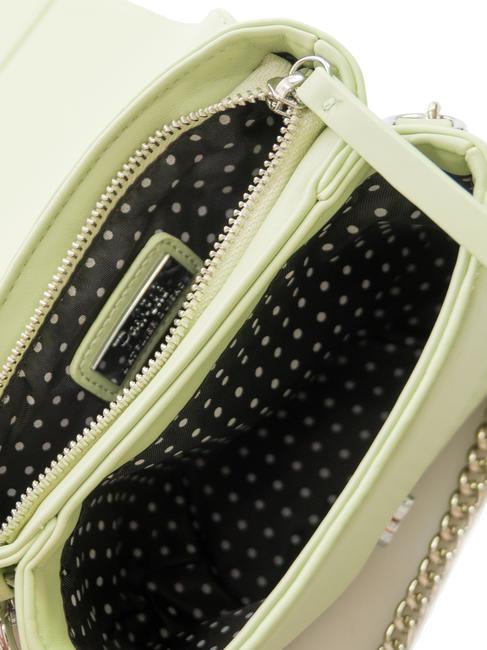 BLUSH Mini bolso bandolera con solapa verde - Bolsos Mujer