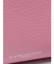GIANNI CHIARINI MIA Bolso de piel martillada con bandolera rosa-naturaleza - Bolsos Mujer - 3
